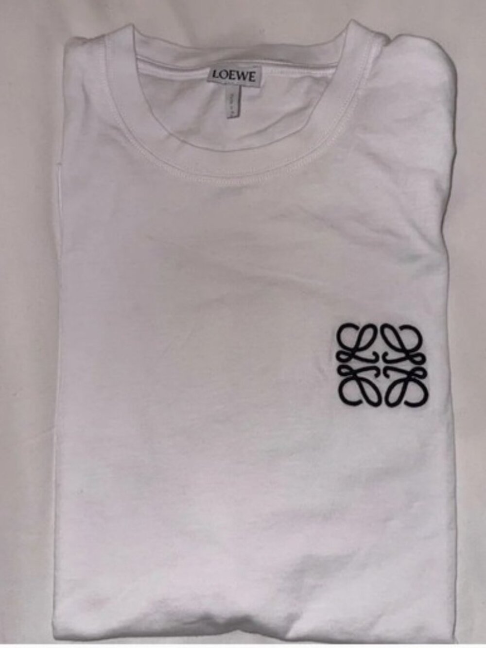 Authentic LOEWE T-shirt Iconic Anagram Unisex Sz Medium (see measurements!)